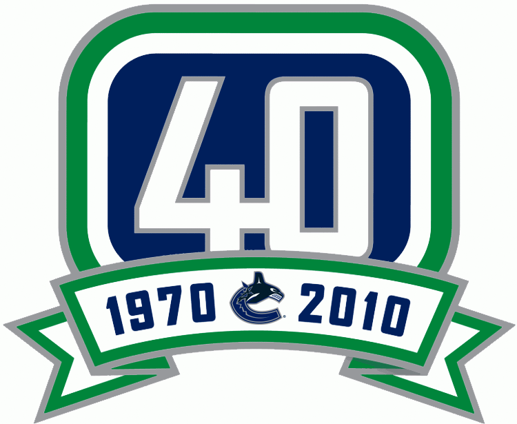 Vancouver Canucks 2011 Anniversary Logo iron on transfers for T-shirts